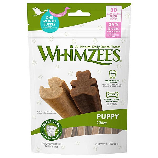 Puppy Stix Daily XS for Small Breed Dogs 30PK - Whimzees®