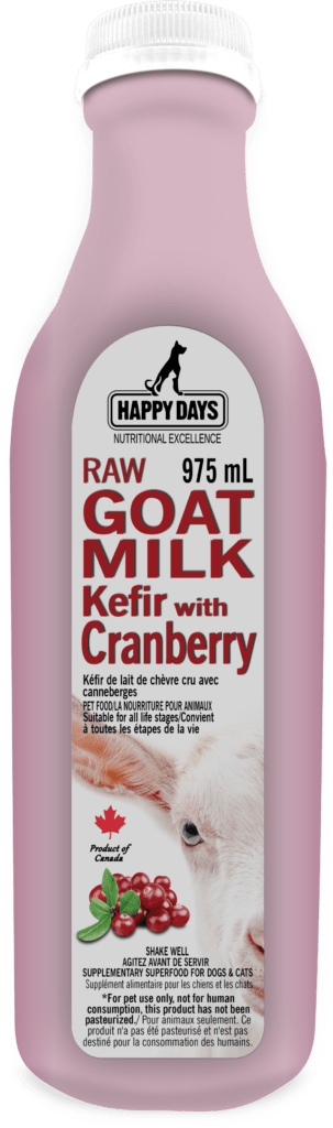 Raw Goat Milk Kefir with Cranberry - Happy Days