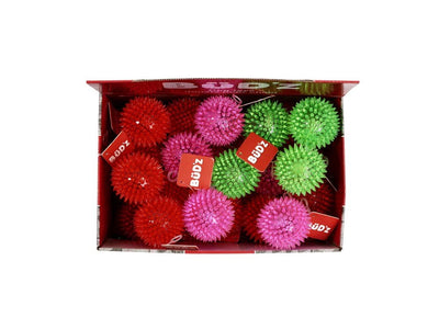 Rubber Display Palin Balls W/Spikes 3 Colors- Dog Toy - Bud'z - PetToba-Bud'z