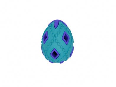 Rubber Dog Toy Astro Egg 2.5" Blue - Dog Toy - Bud'z