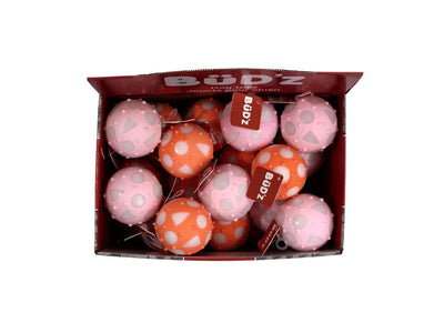 Rubber Large Full Balls Coral+Pink  - Dog Toy - Bud'z