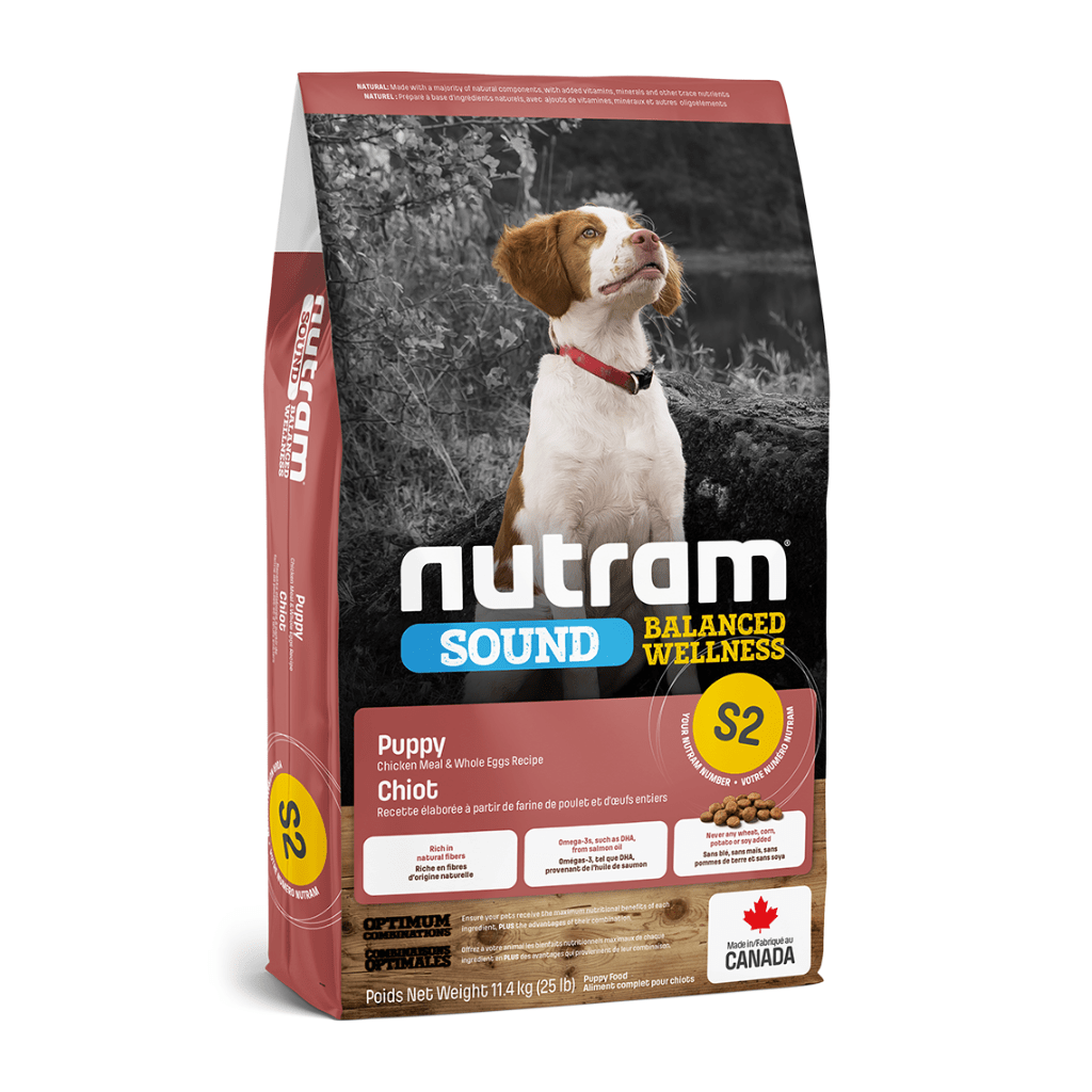 S2 Sound Balanced Wellness Puppy, Chicken Meal and Whole Eggs Recipe - Dry Dog Food - Nutram