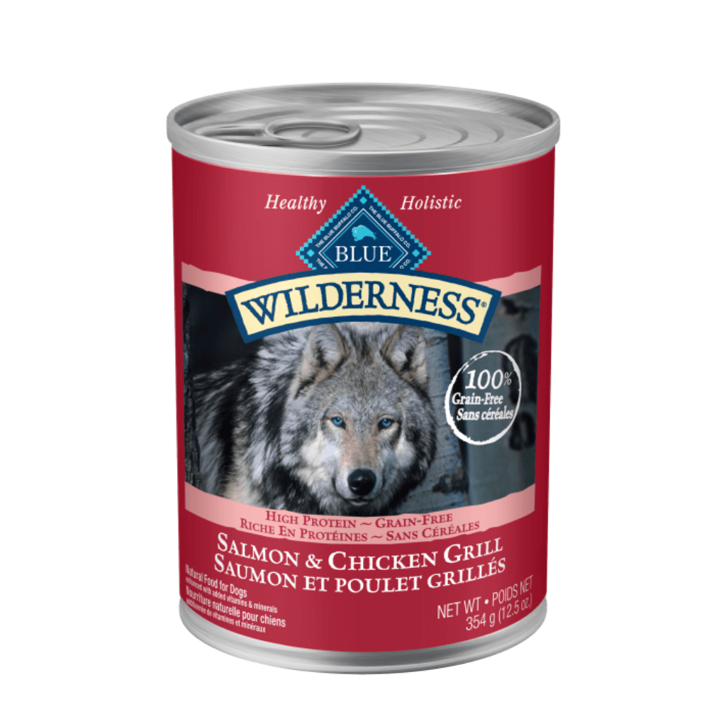 Salmon and Chicken Grill Grain Free 12.5 oz Cans - Wet Dog Food  - Blue Buffalo