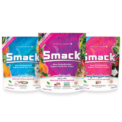 Sample Variety Pack for Cats - Dehydrated Raw Food - Smack - PetToba-Smack Pet Food