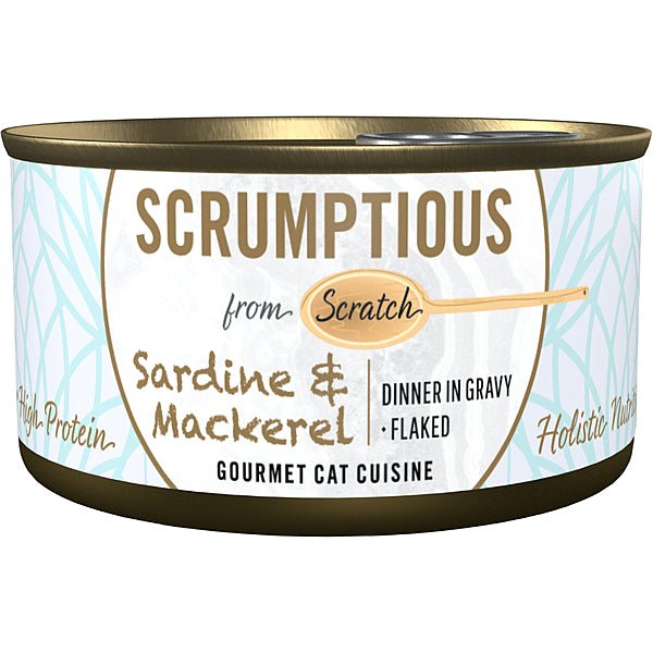 Sardine and Mackerel - Dinner in Gravy - Wet Cat Food - Scrumptious