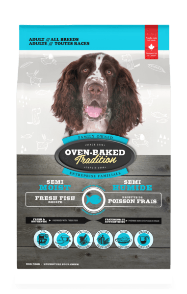Semi-Moist Food For All Breed Adult Dogs - Fish - Oven-Baked Tradition