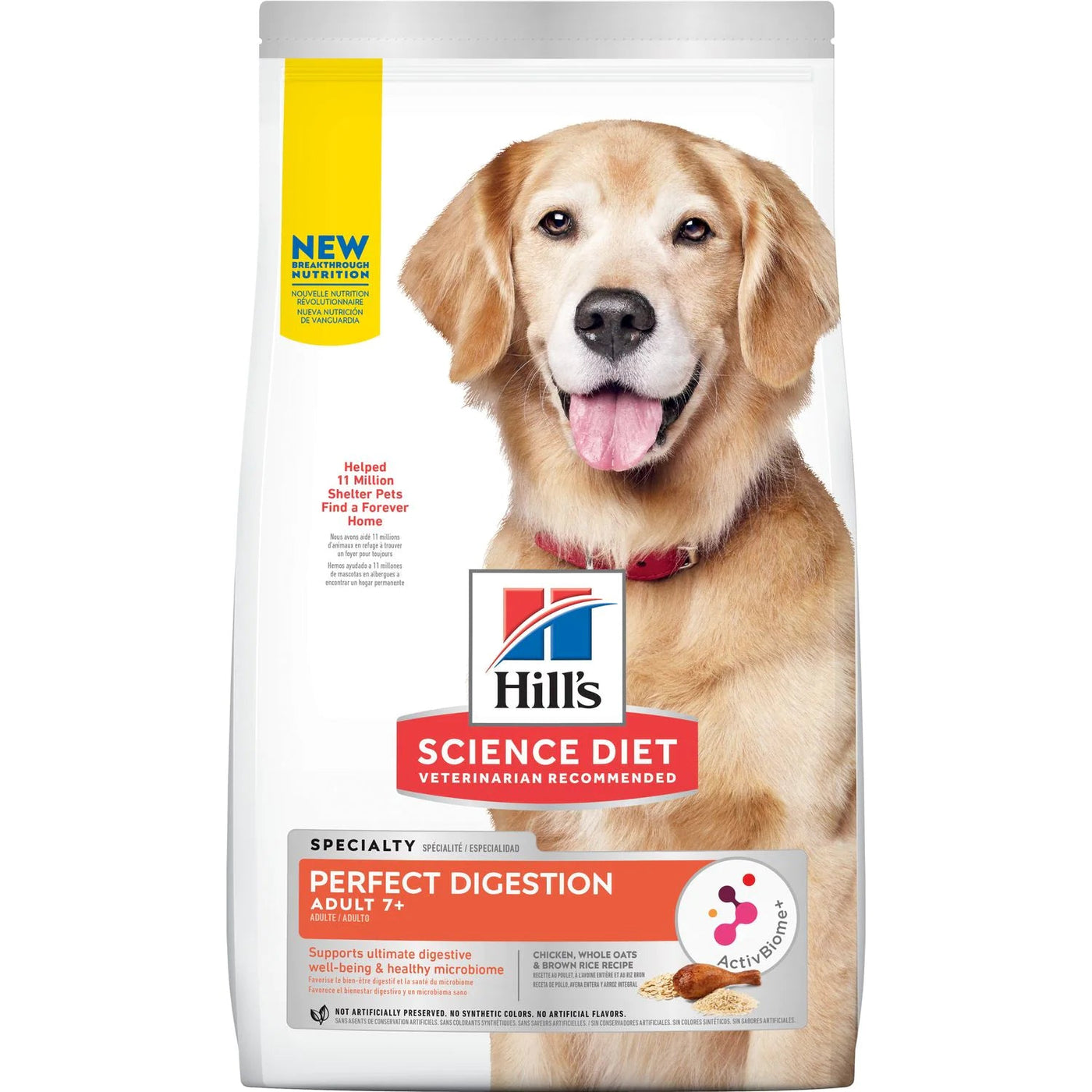 Senior Adult 7+ Perfect Digestion Chicken - Dry Dog Food - Hill's Science Diet