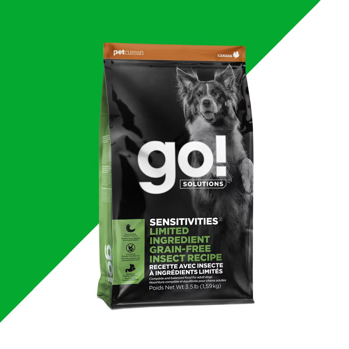 Sensitivities Grain-Free Insect Recipe - Dry Dog Food - Go! Solutions - PetToba-Go! Solutions