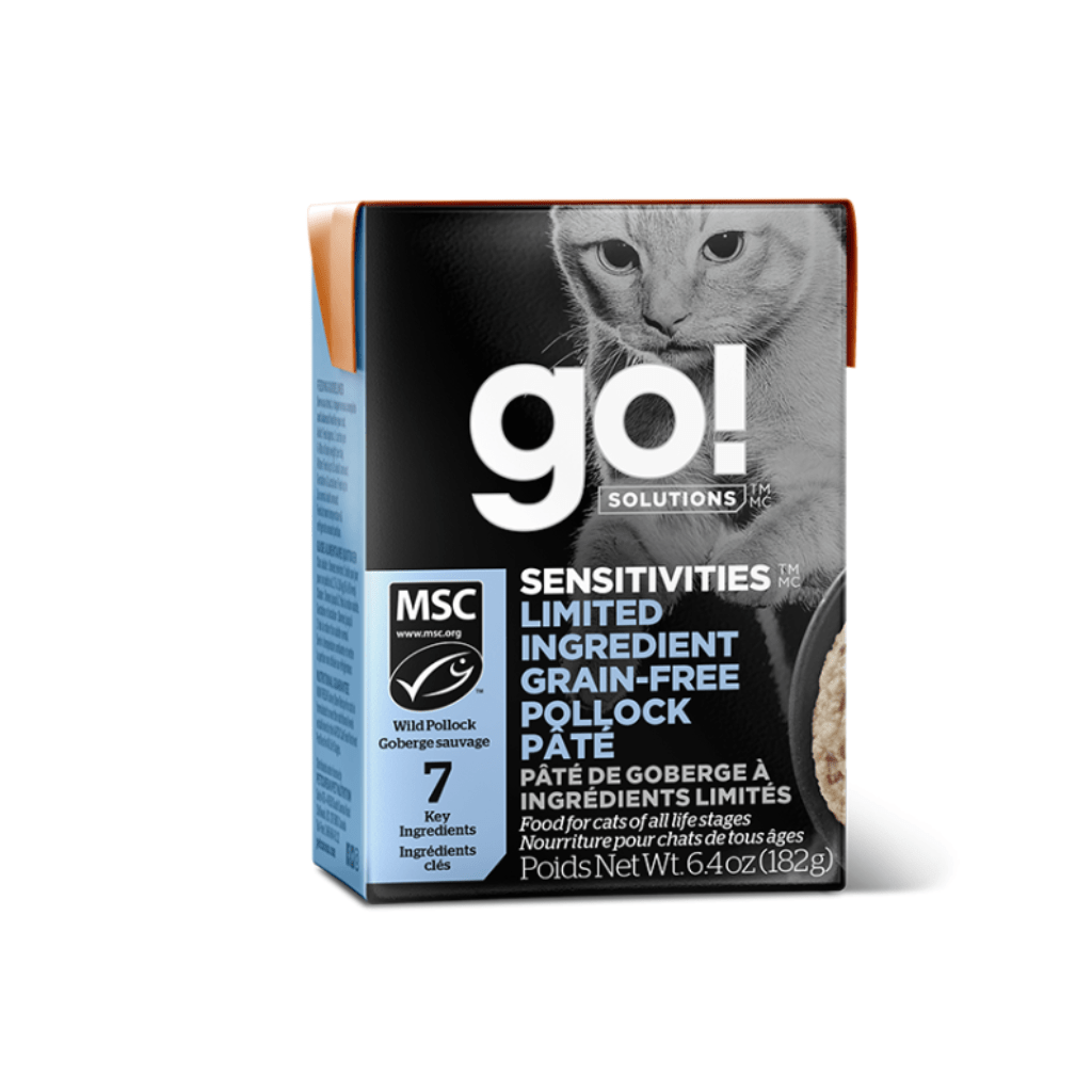 Sensitivities Grain-Free Pollock Pate 24/181g - Wet Cat Food - Go! Solutions - PetToba-Go! Solutions