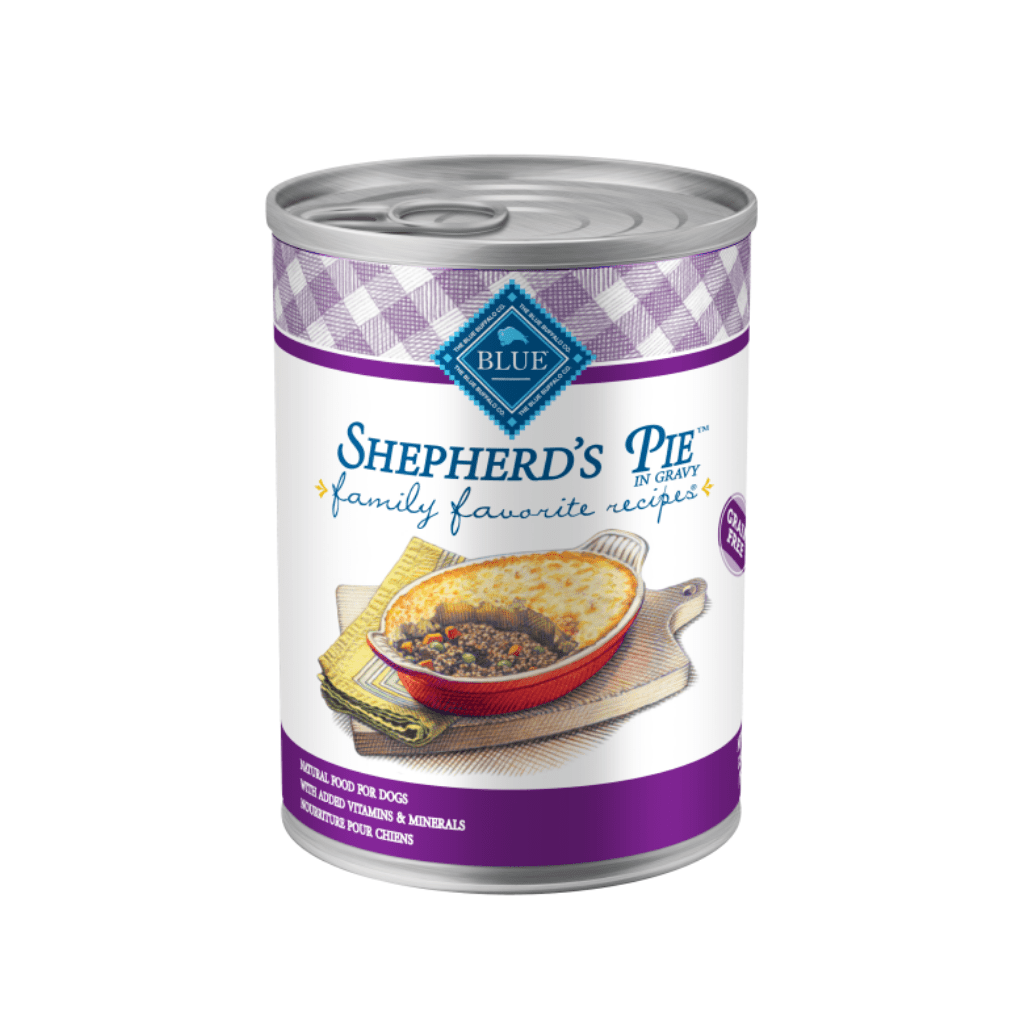 Shepherds Pie - Family Favorites Recipe 12.5 oz Cans - Wet Dog Food - Blue Buffalo
