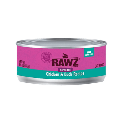 Shredded Chicken & Duck Wet Cat Food - Rawz