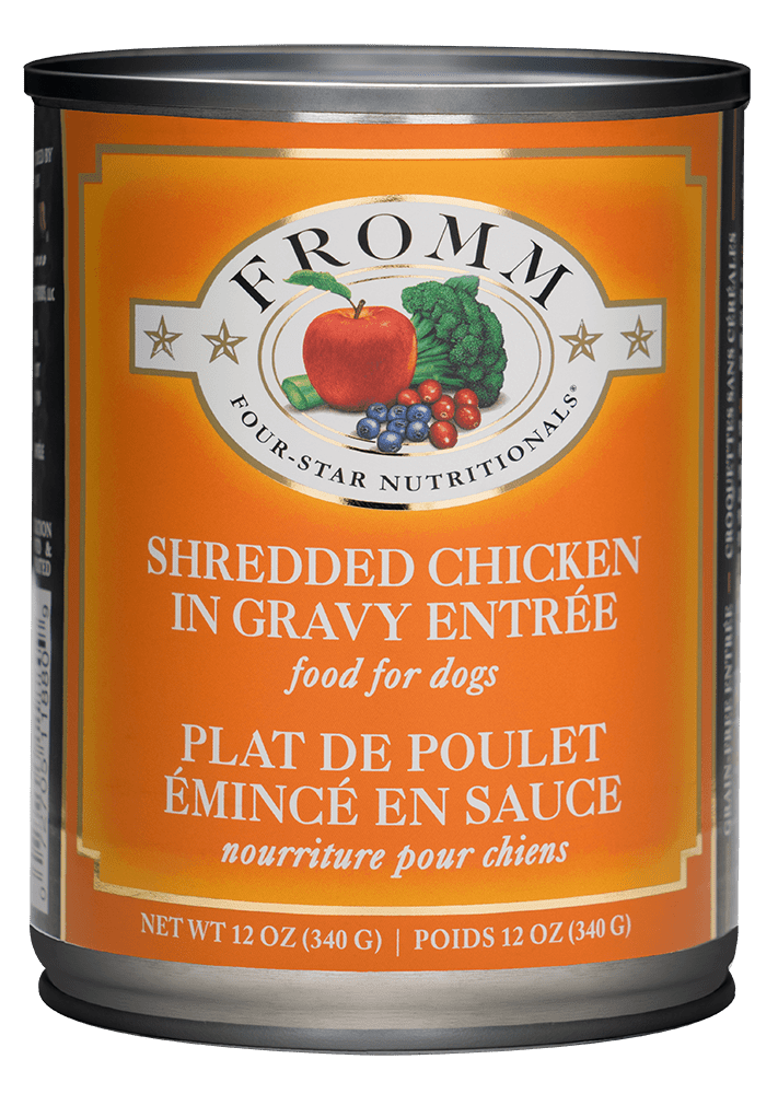 Shredded Chicken In Gravy Entree - Wet Dog Food - Fromm