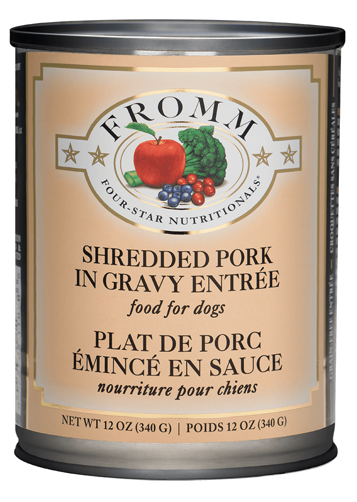 Shredded Pork In Gravy Entree - Wet Dog Food - Fromm