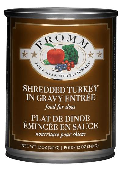 Shredded Turkey In Gravy Entree - Wet Dog Food - Fromm