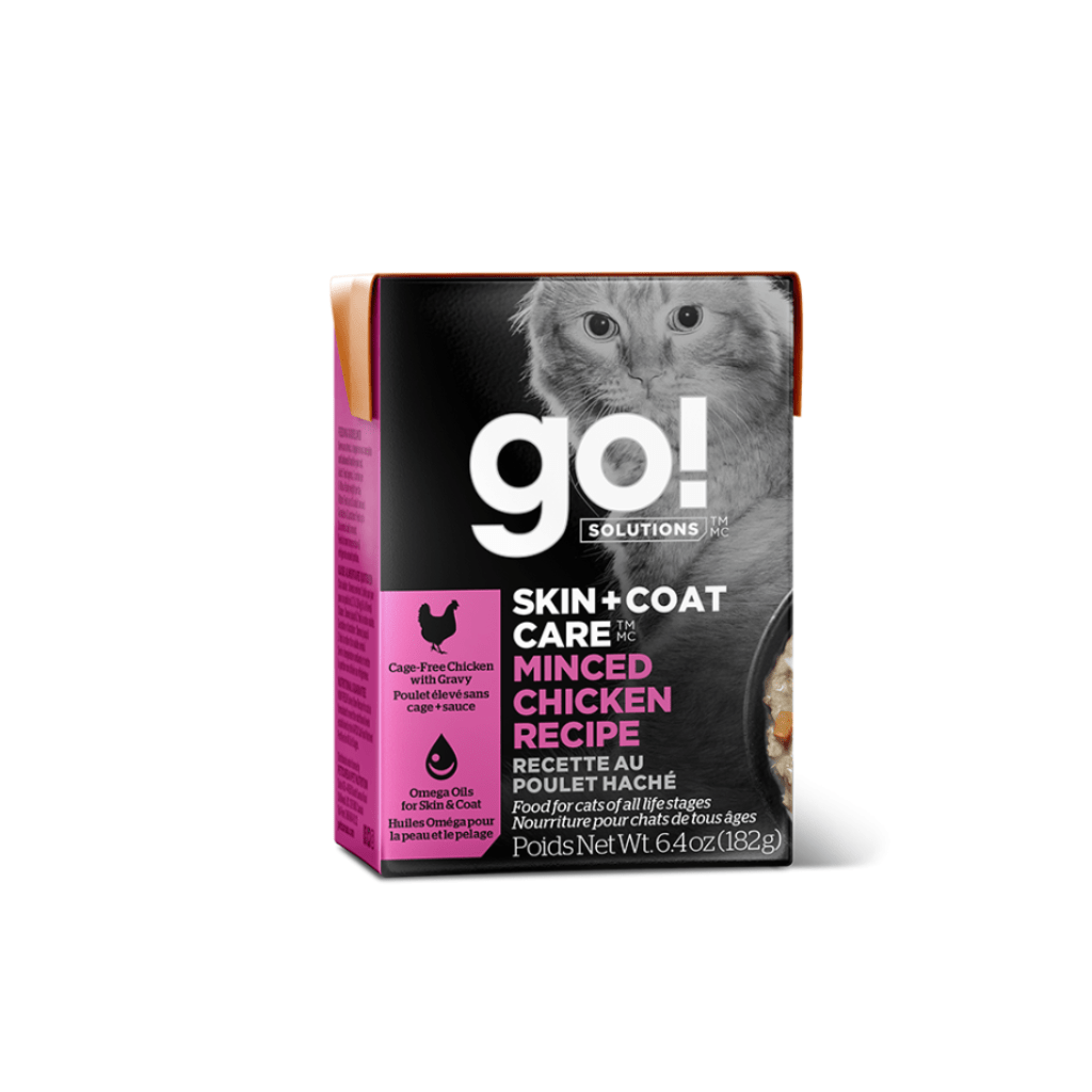 Skin + Coat Care Minced Chicken 24/181g - Wet Cat Food - Go! Solutions - PetToba-Go! Solutions