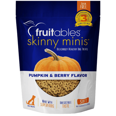 Skinny Minis Pumpkin/Berry Chewy Dog Treats - Fruitables