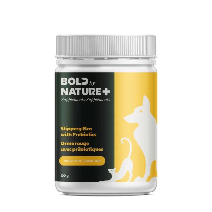 Slippery Elm with Prebiotics - Dogs & Cats Supplement - Bold By Nature