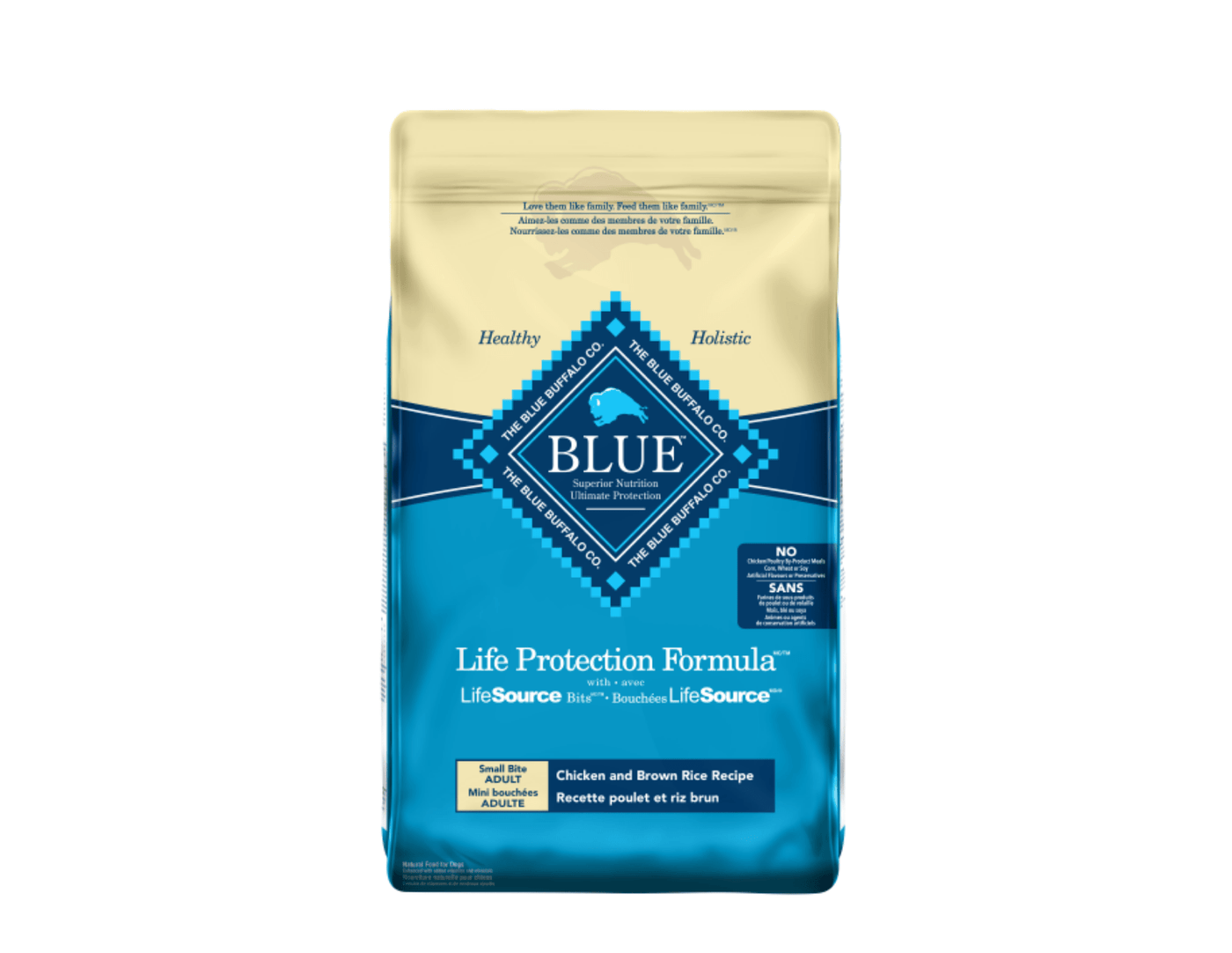 Small Bite Chicken and Brown Rice Adult - Dry Dog Food - Blue Buffalo