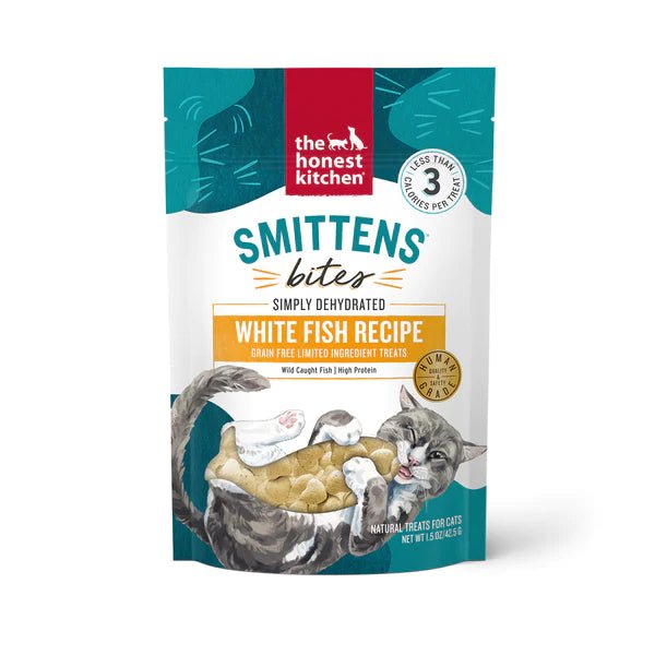 Smittens White Fish - Dehydrated/Air-Dried Cat Treats - The Honest Kitchen