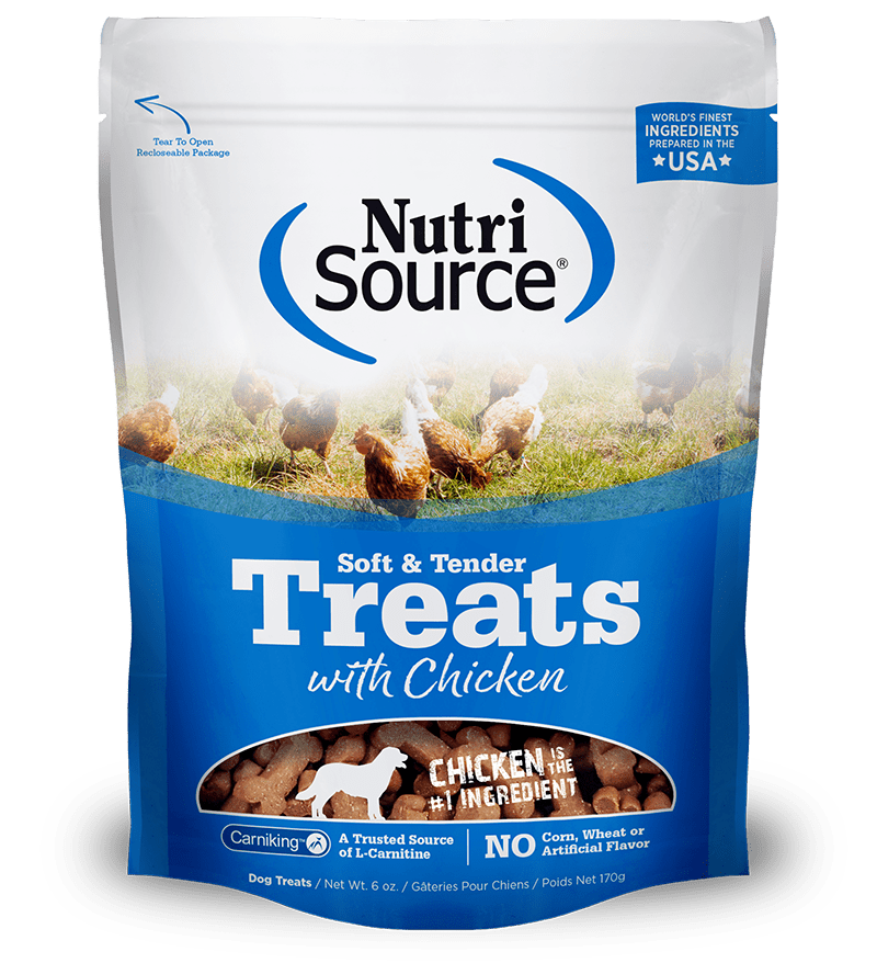 Soft & Tender Chicken Treats - Dog Treats - NutriSource - PetToba-NutriSource