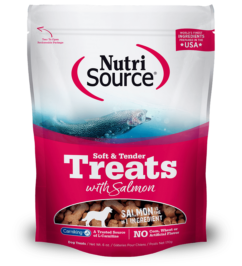 Soft & Tender Salmon Treats - Dog Treats - NutriSource
