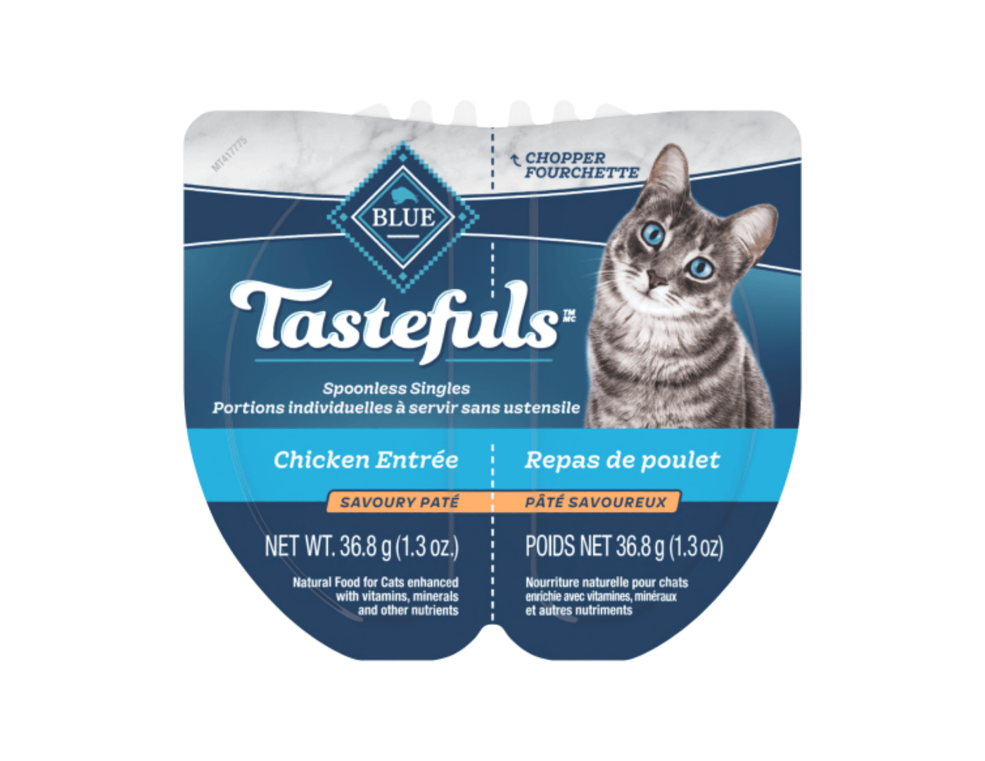 Spoonless Singles Adult Chicken Paté - Wet Cat Food - Blue Tastefuls