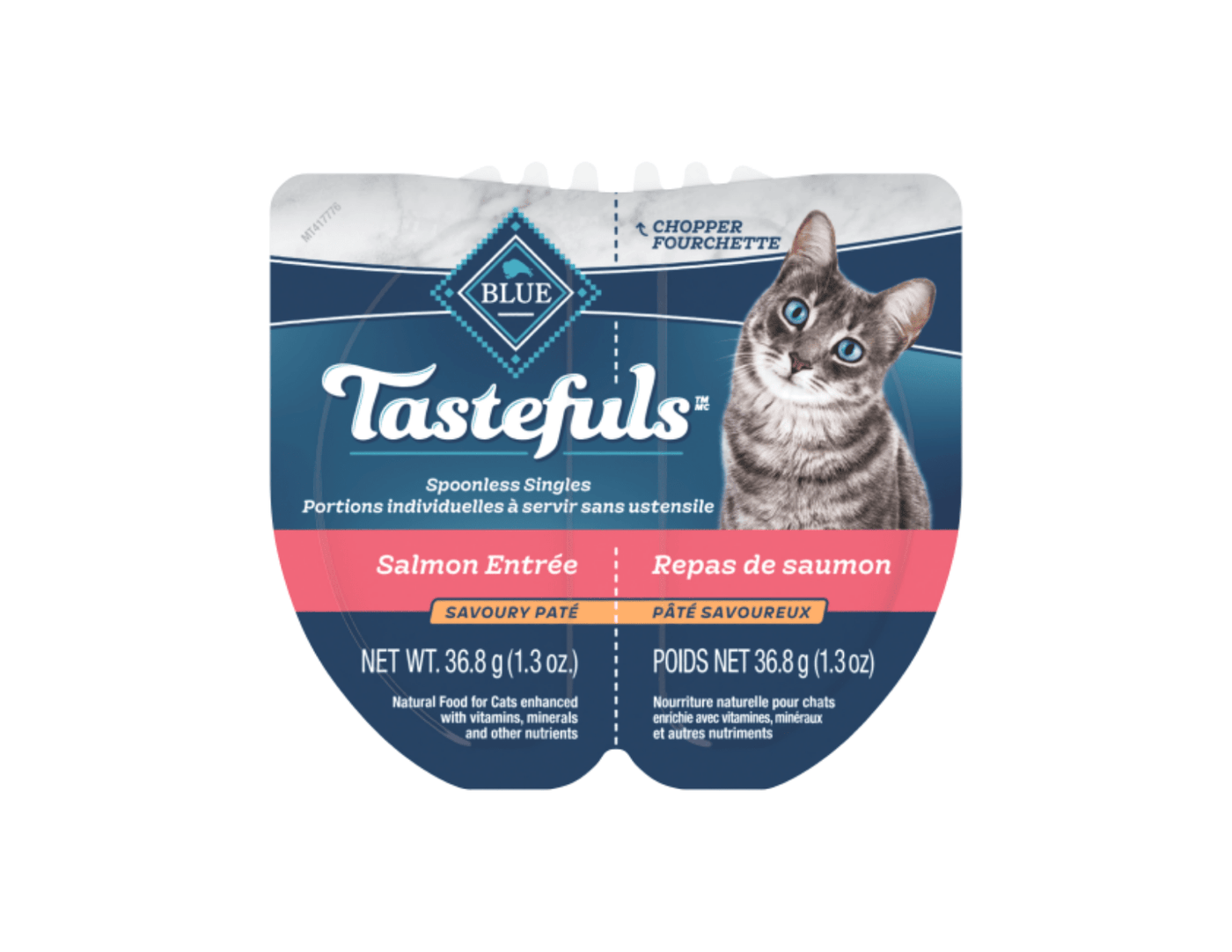 Spoonless Singles Adult Salmon Paté - Wet Cat Food - Blue Tastefuls