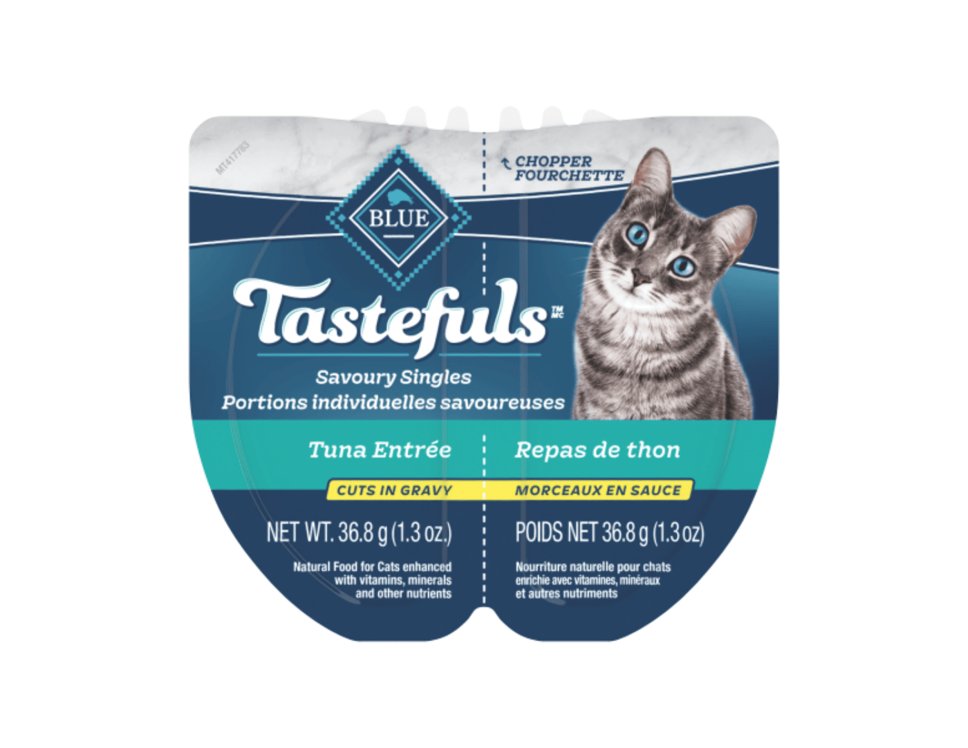 Spoonless Singles Adult Tuna Cuts in a Gravy - Wet Cat Food - Blue Tastefuls