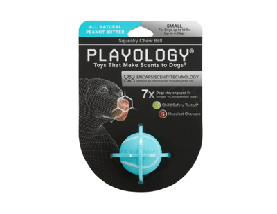Squeaky Chew Ball - Playology Small - PetToba-Playology