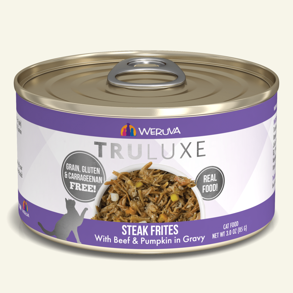Steak Frites (Beef & Pumpkin in Gravy) Canned Cat Food (3.0 oz Can/6 oz Can) - TruLuxe - PetToba-Truluxe