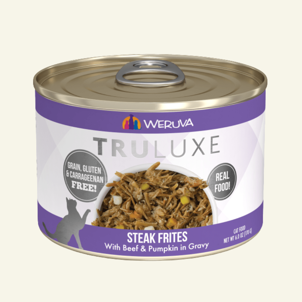 Steak Frites (Beef & Pumpkin in Gravy) Canned Cat Food (3.0 oz Can/6 oz Can) - TruLuxe - PetToba-Truluxe