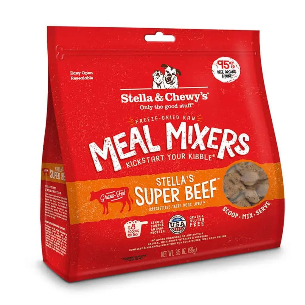 Stella’s Super Beef Meal Mixers - Freeze Dried Raw Dog Food - Stella & Chewy's