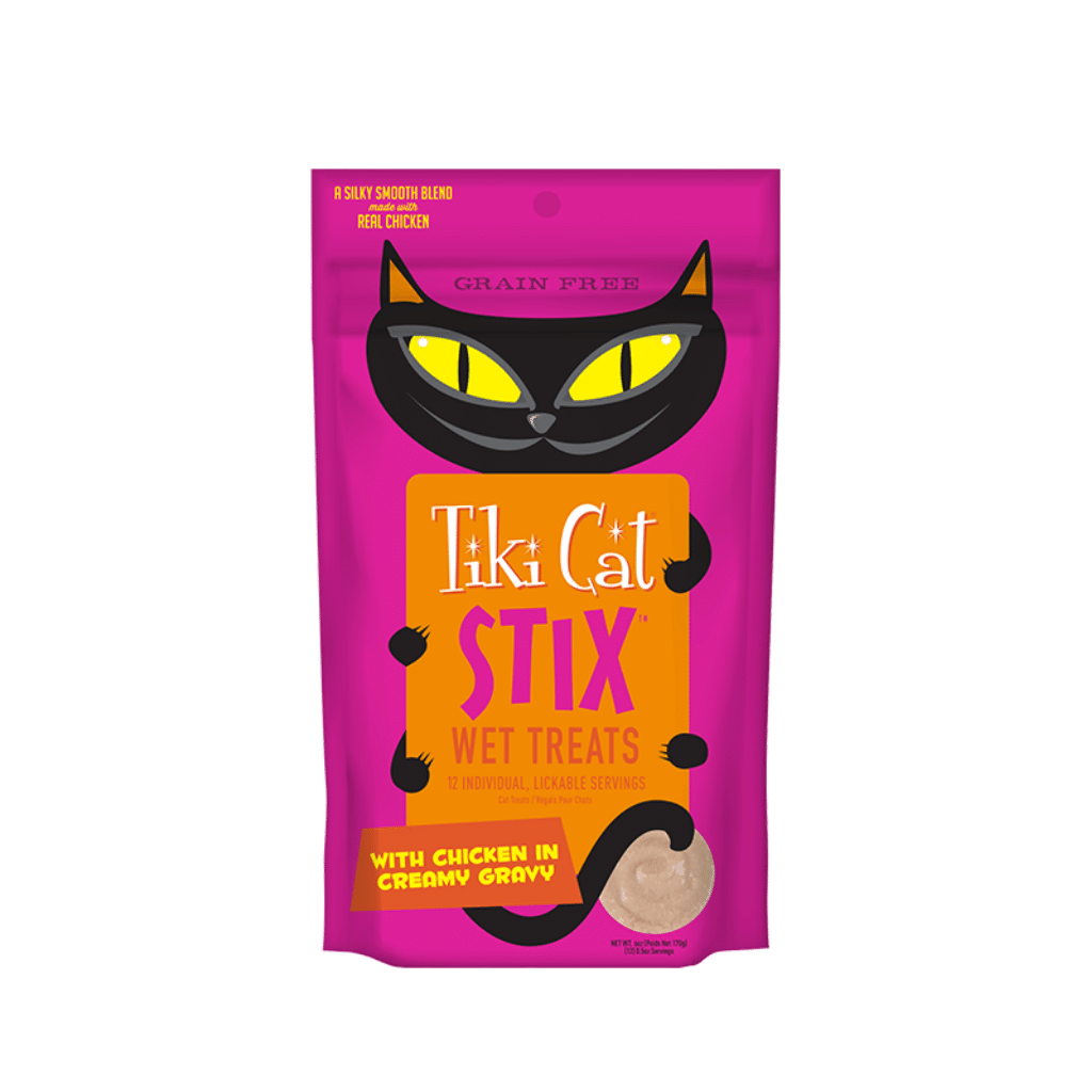 Stix Grain-Free Chicken Wet Cat Treat- Tiki Cat