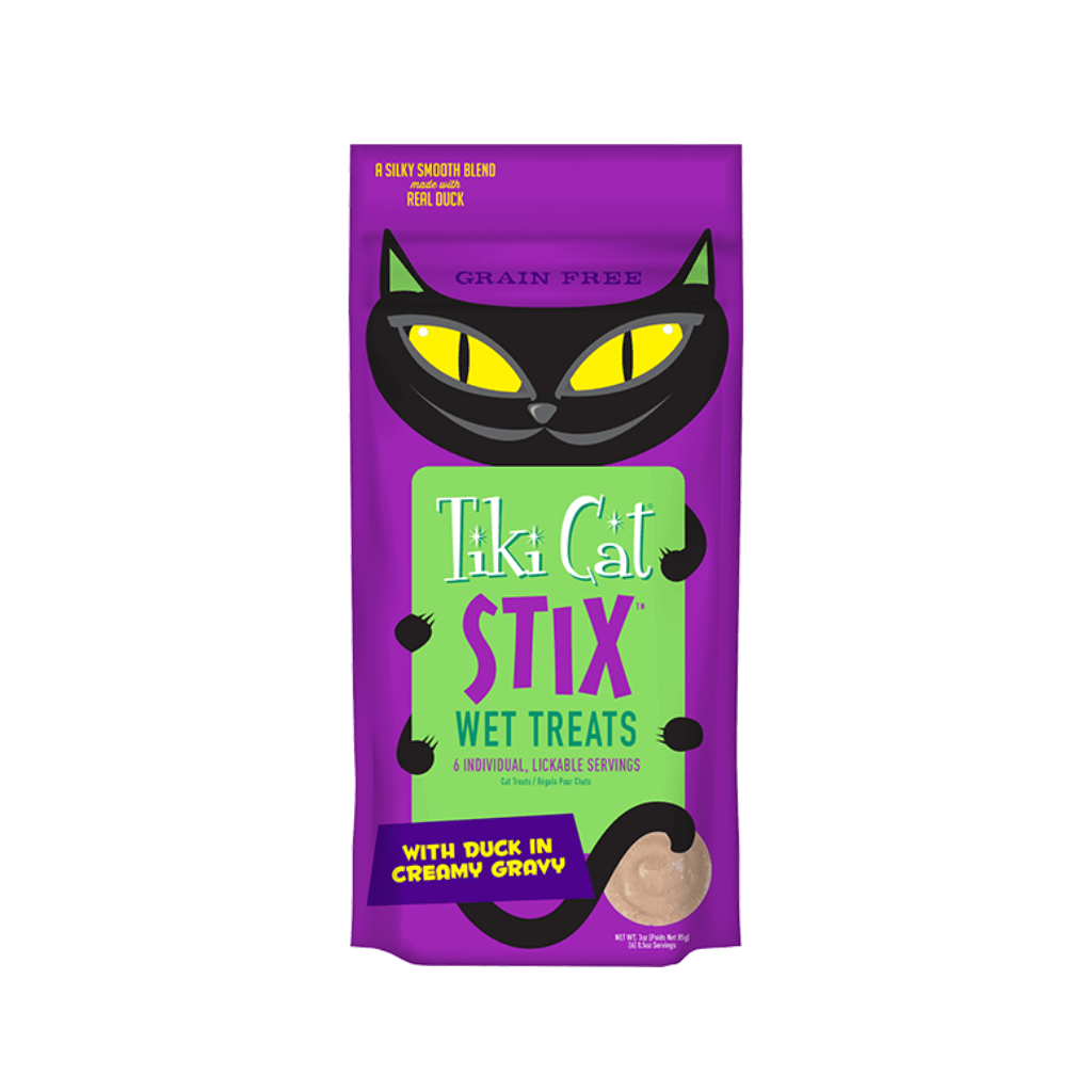 Stix Grain-Free Duck Wet Cat Treat- Tiki Cat