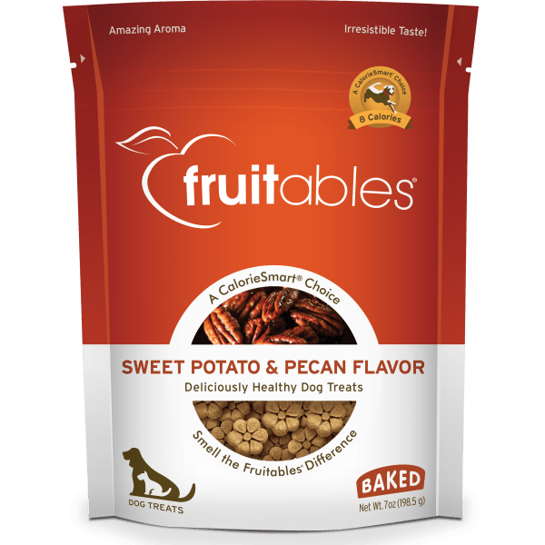Sweet Potato & Pecan Crunchy Dog Treats 7 oz (198 g) - Fruitables