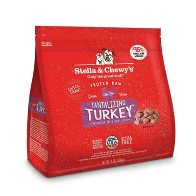 Tantalizing Turkey Dinner Morsels - Frozen Raw Dog Food - Stella & Chewy's