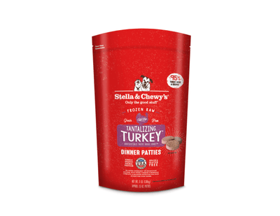 Tantalizing Turkey Dinner Patties - Frozen Raw Dog Food - Stella & Chewy's - PetToba-Stella & Chewys
