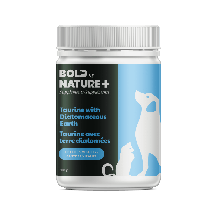 Taurine with Diatomaceous Earth - Dogs & Cats Supplement - Bold By Nature - PetToba-Bold By Nature