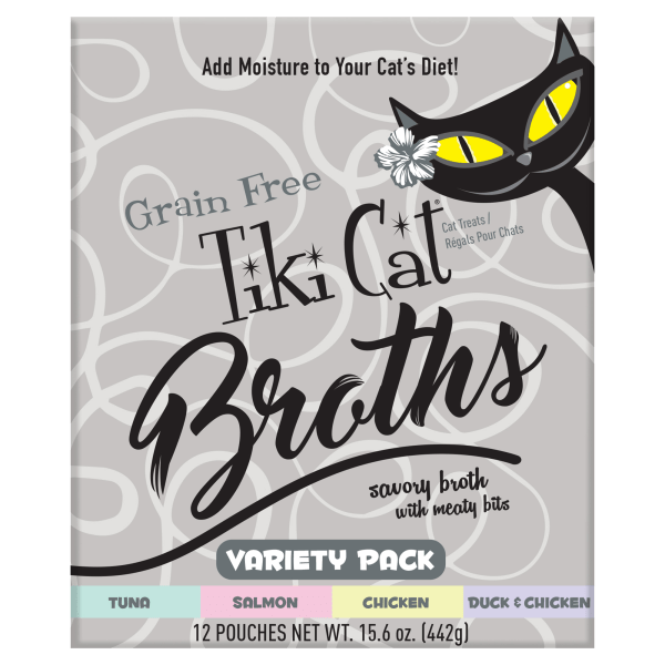 Tiki Cat Broths GF Variety Pack 12/1.3 oz - Tiki Cat