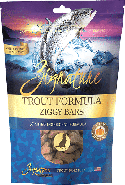 Trout Limited Ingredient Ziggy Bar 12 oz - Dog Treats - Zignature