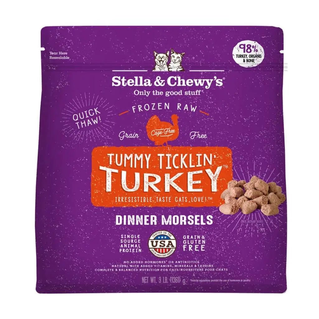 Tummy Tickling' Dinner Morsels - Frozen Raw Cat Food - Stella & Chewy's - PetToba-Stella & Chewys