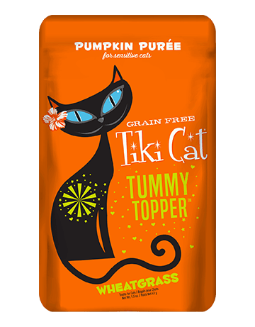 Tummy Topper GF Pumpkin & Wheatgrass (1.5 oz) Cat food - Tiki Cat - PetToba-Tiki Cat