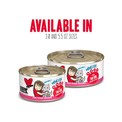 Tuna Too Cool (Tuna Dinner in Gelée) Canned Cat Food (3.0 oz Can/5.5 oz Can) - B.F.F