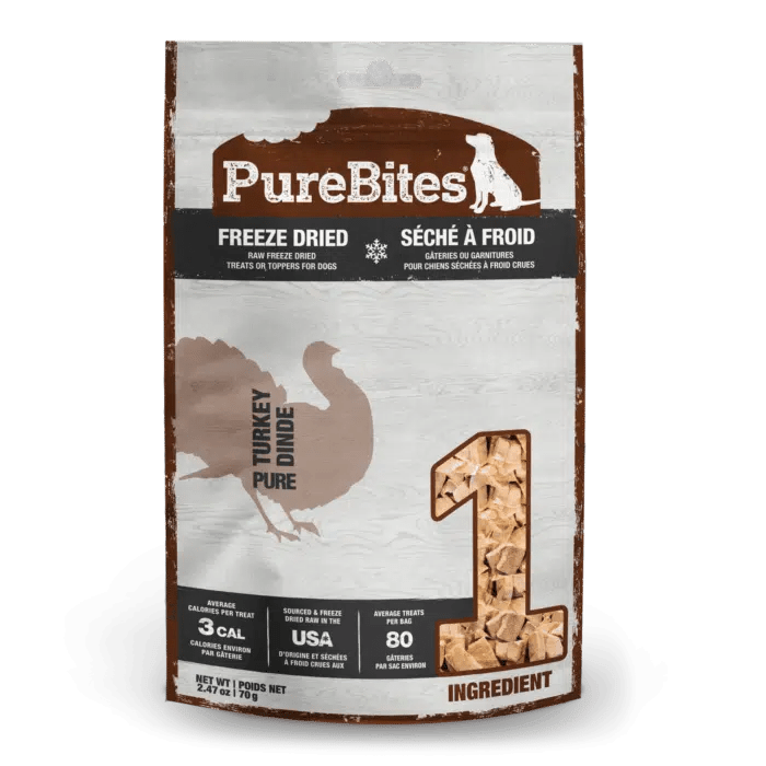 Turkey Freeze Dried Dog Treats 70 gm - PureBites