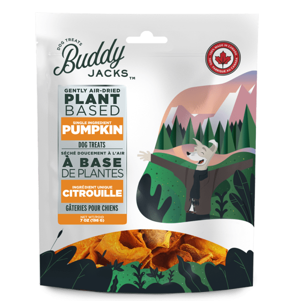 Vegan Pumpkin Dog Treats - Buddy Jacks