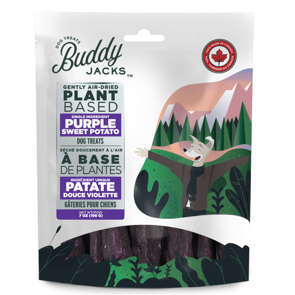 Vegan Purple Sweet Potato Dog Treats - Buddy Jacks