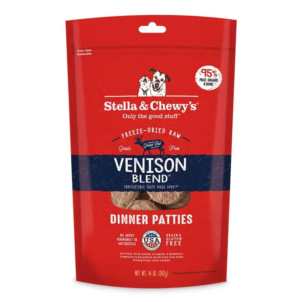 Venison Blend Dinner Patties - Freeze Dried Raw Dog Food - Stella & Chewy's - PetToba-Stella & Chewys