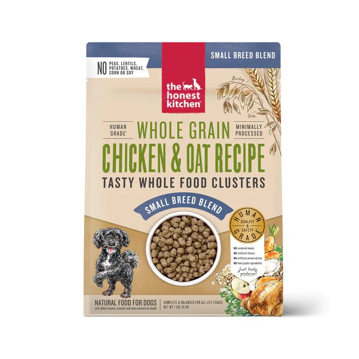 Whole Grain Chicken Clusters For Small Breeds - Dry Dog Food - The Honest Kitchen