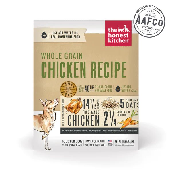 Whole Grain Chicken - Dehydrated/Air-Dried Dog Food - The Honest Kitchen