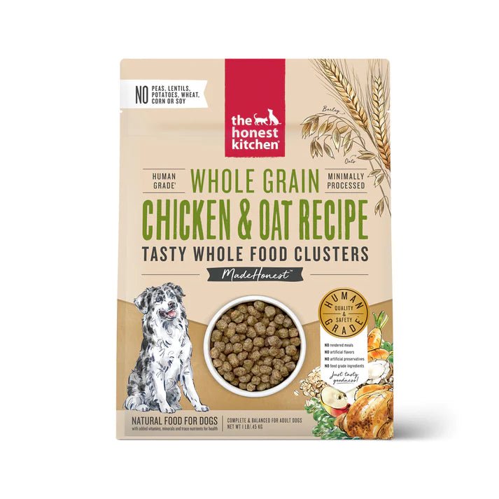 Whole Grain Chicken & Oat Clusters - Dry Dog Food - The Honest Kitchen